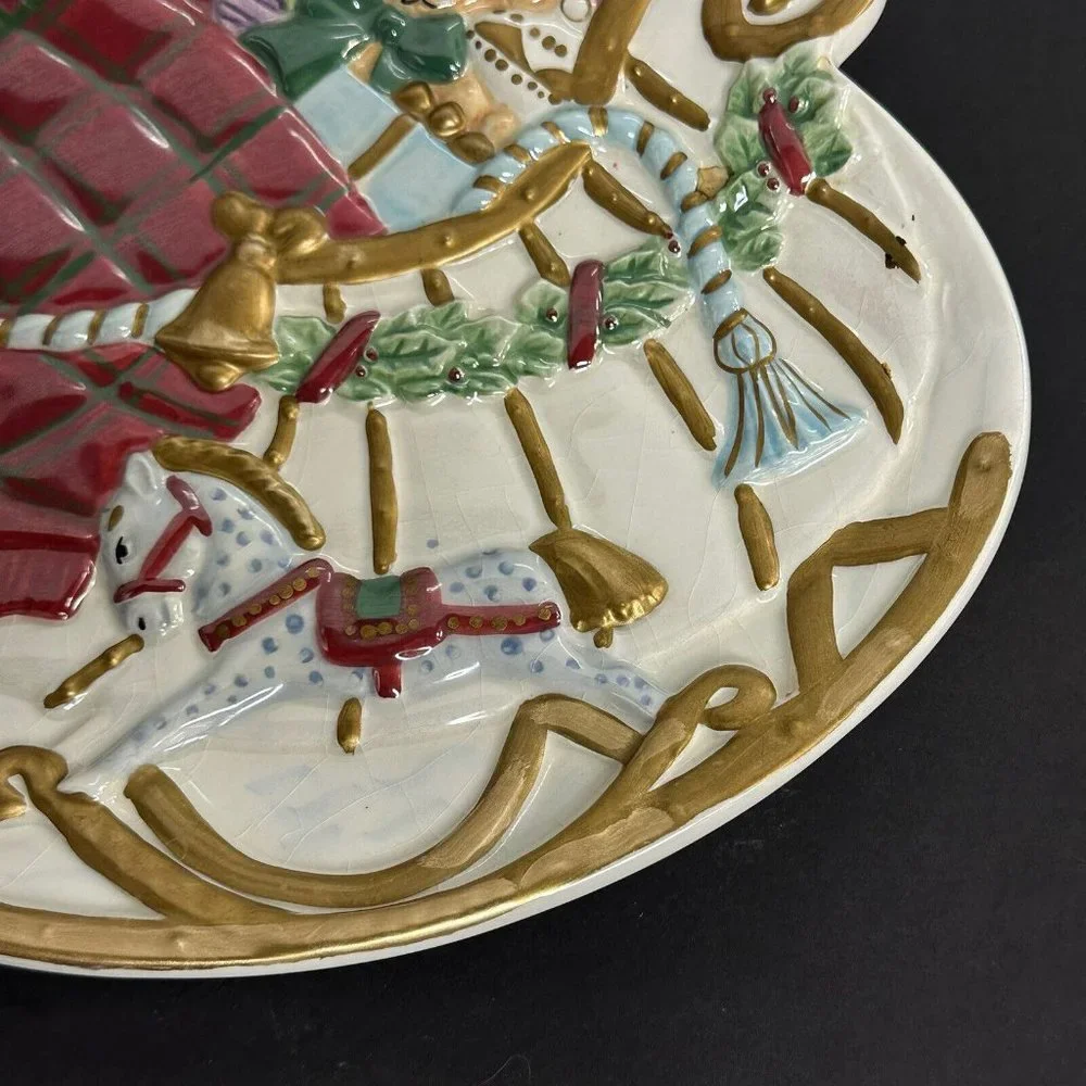 Ceramic Christmas Decorative Plate 12